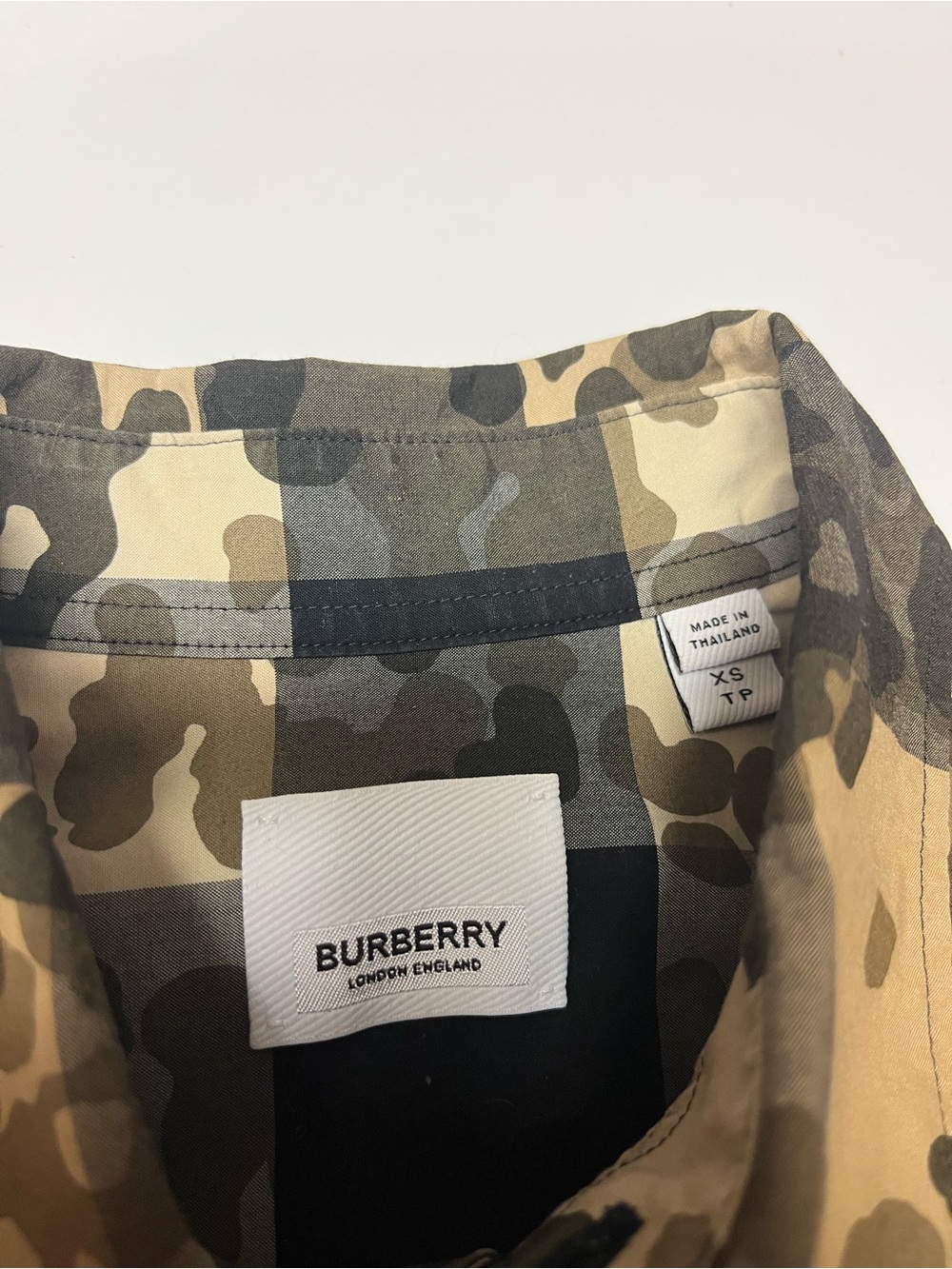 Burberry London Camo Button-Up - Picture 3 of 7